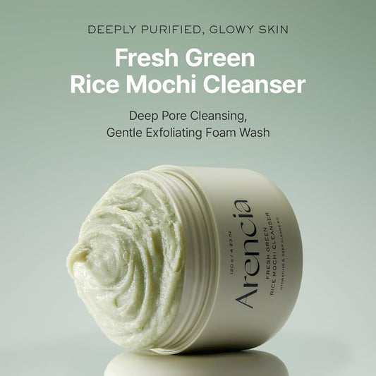 Arencia Fresh Green Rice Mochi Cleanser